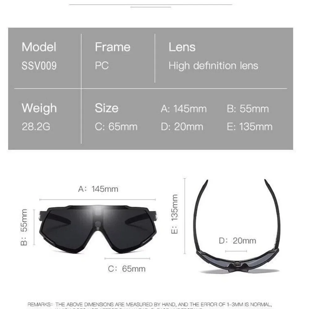 UV Protection Motorcycle Sunglasses Cricket, Driving Fishing Anti-fog Lens Gafas